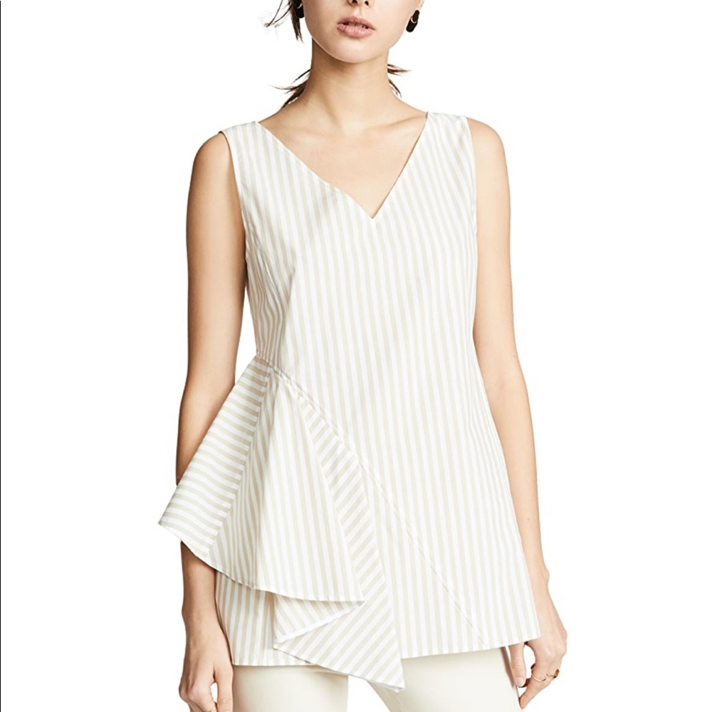 Adeam: Deconstructed Peplum Top - New With Tags